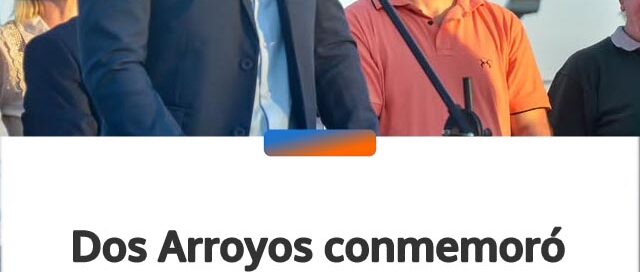Dos Arroyos conmemoró 91 años de historia con un acto central en la Plaza San Martín